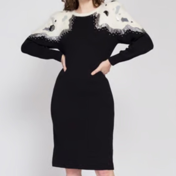 Vintage Angora Blend Long Sleeve Sweeter Dress Plus Size 3X - Picture 3 of 13